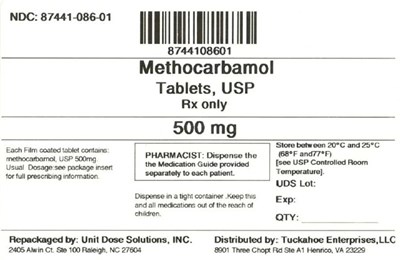 Methocarbamol 500 mg (8744108601 Methocarbamol 500 mg)